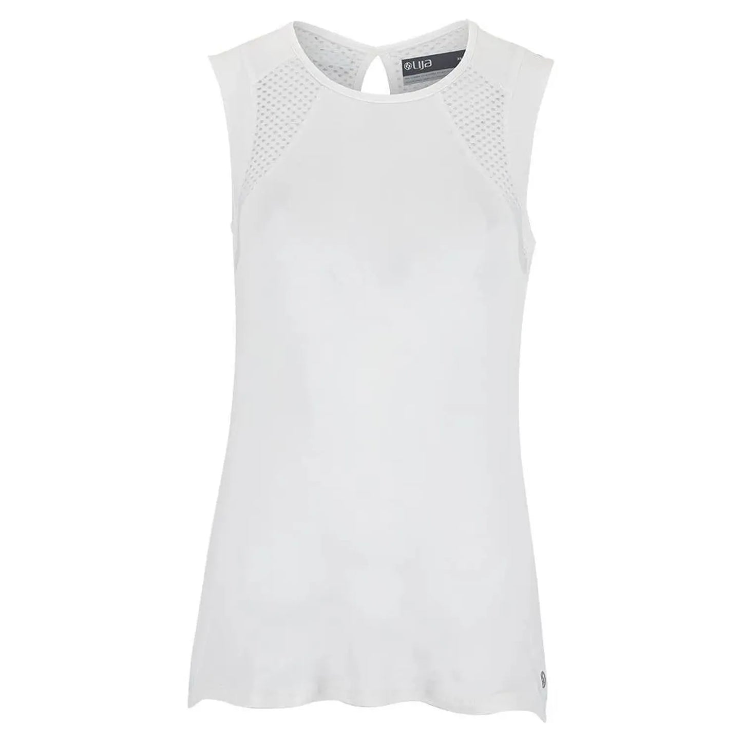 Women's Power Tennis Tank-Apparel-Lija-91295-WHITE-L_a1109436-2a37-4910-9a7a-a016efb1aec3-Tennis Express