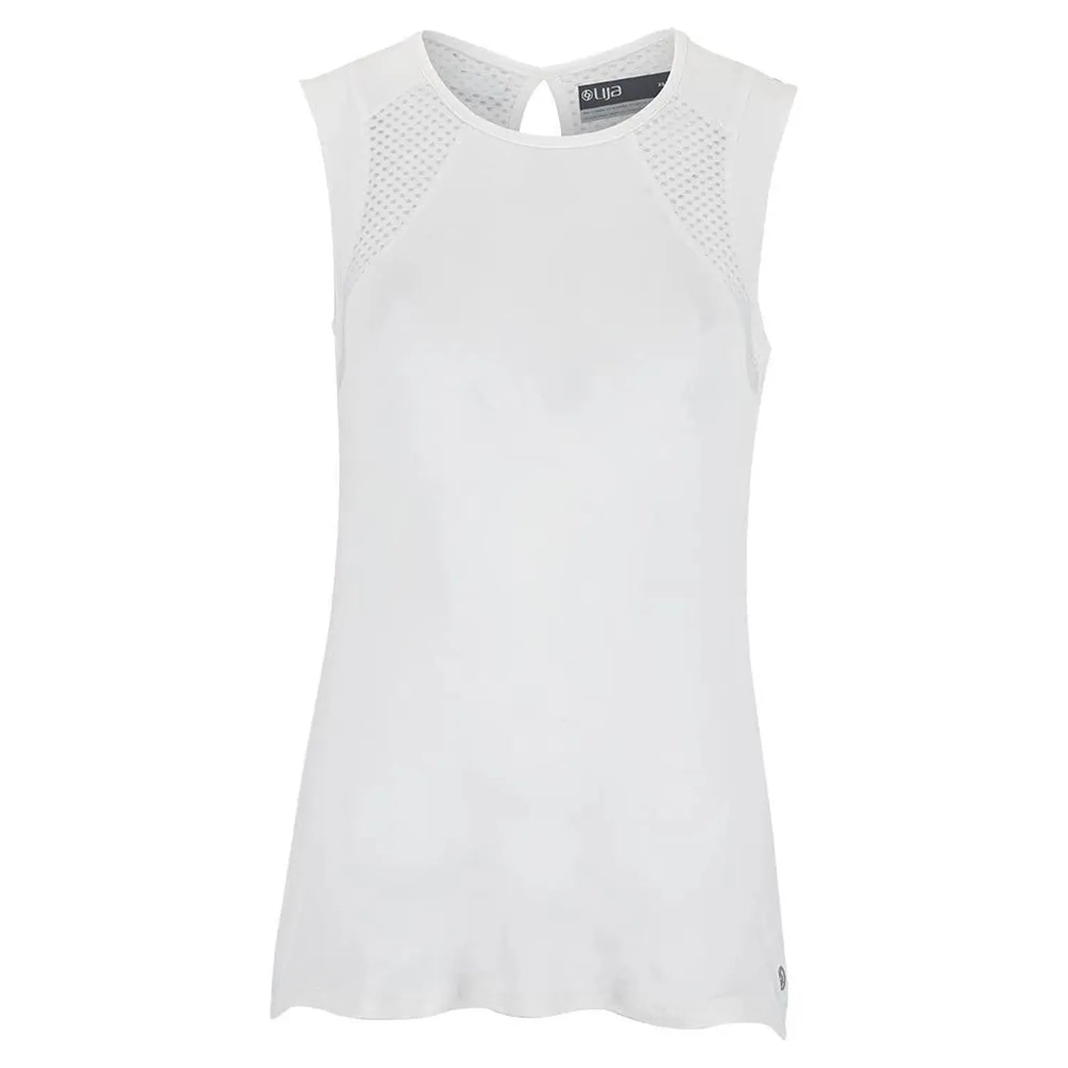 Women's Power Tennis Tank-Apparel-Lija-91295-WHITE-L_a1109436-2a37-4910-9a7a-a016efb1aec3-Tennis Express