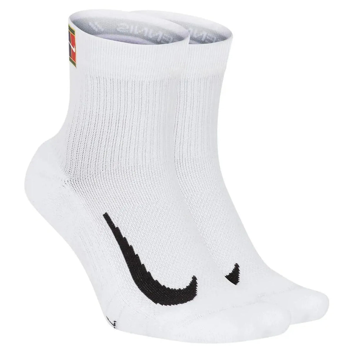 Court Multiplier Max Ankle Tennis Socks-Socks-Nike-91823-100_WHITE-L-Tennis Express