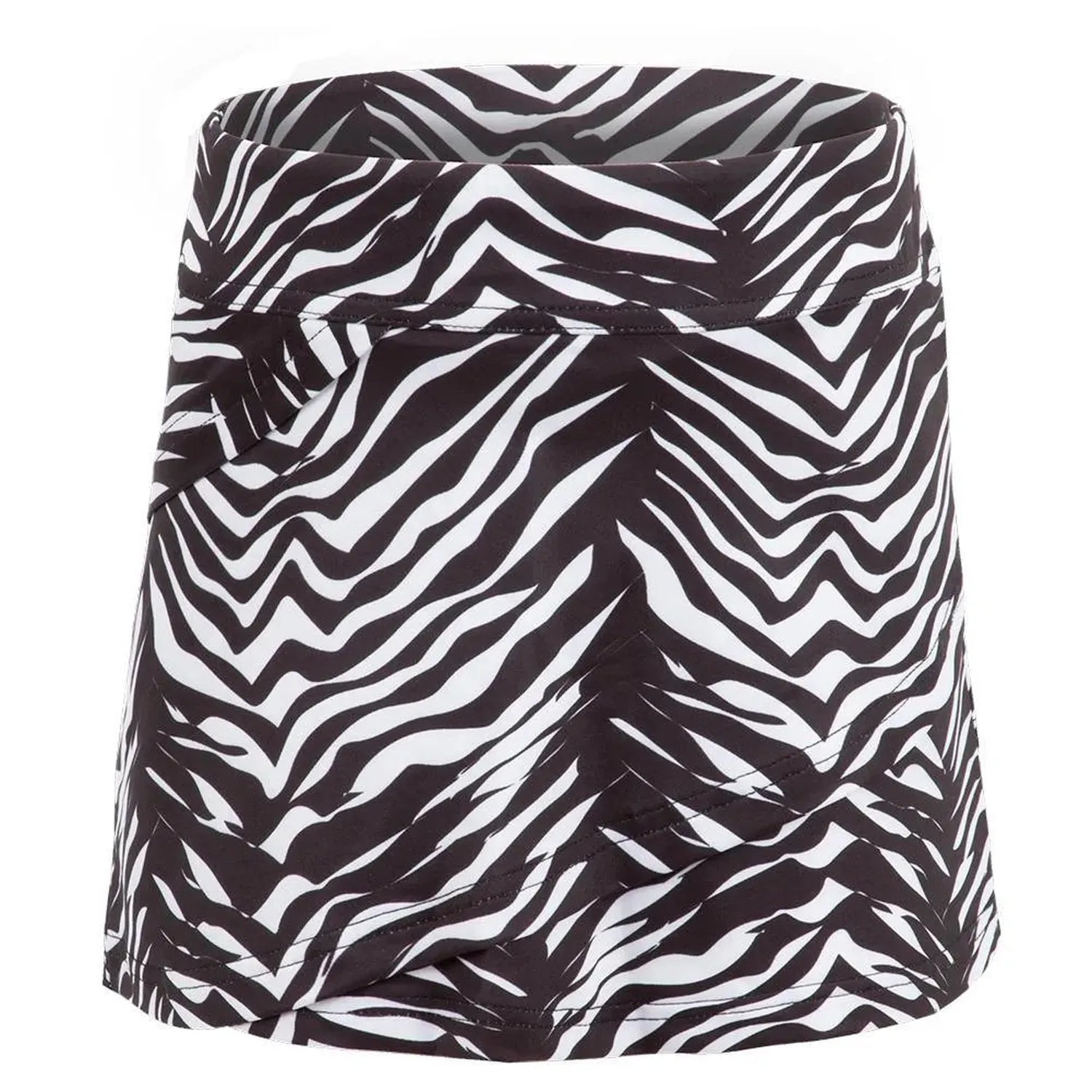 Girls' Tiered Tennis Skort-Apparel-Fila-92127-002_ZEBRA-L-Tennis Express