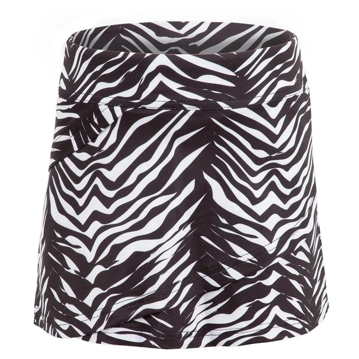 Girls' Tiered Tennis Skort-Apparel-Fila-92127-002_ZEBRA-L-Tennis Express
