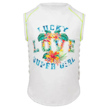 Girls' Tennis Muscle Tank-Apparel-Lucky In Love-92152-10955_LOVE_U-L-Tennis Express