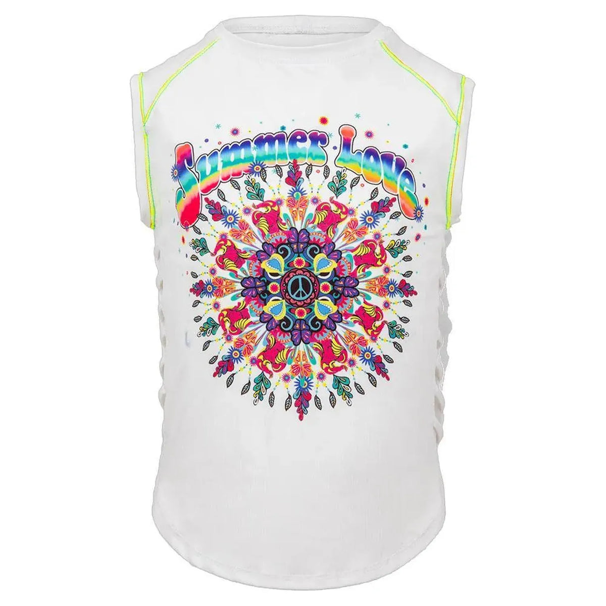 Girls' Tennis Muscle Tank-Apparel-Lucky In Love-92152-11955_SUMMER_LOVE-L-Tennis Express