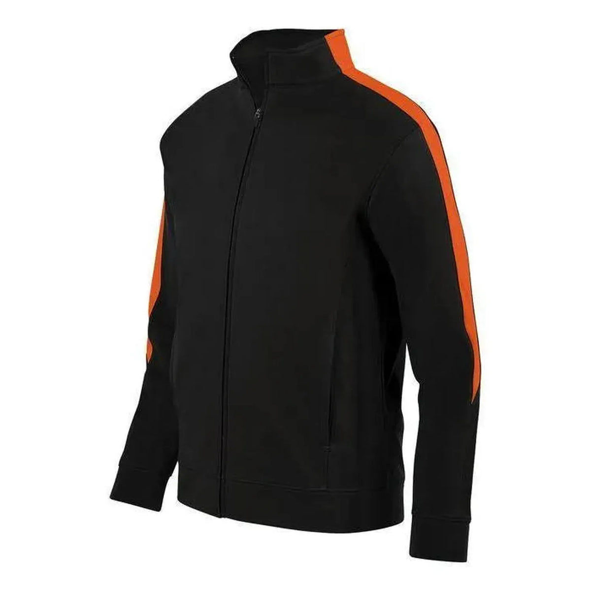 Men's Medalist Jacket 2.0-Apparel-Augusta-92412-423_BLACKORANGE-L-Tennis Express