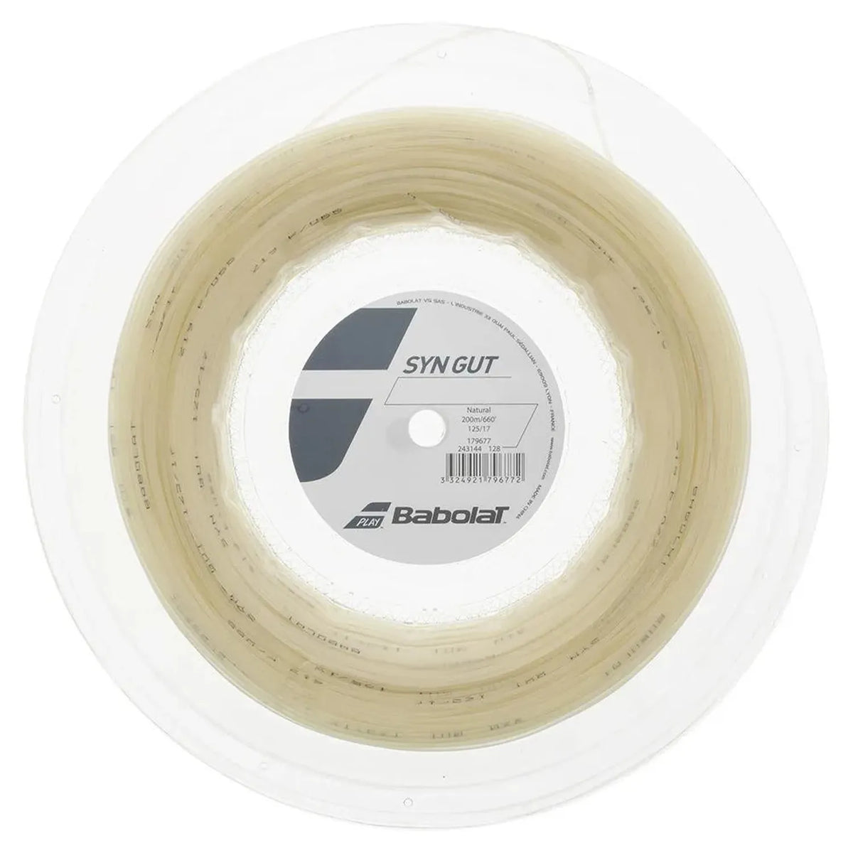 Syn Gut Tennis String Reel-Strings-Babolat-92956-NATURAL-L-Tennis Express