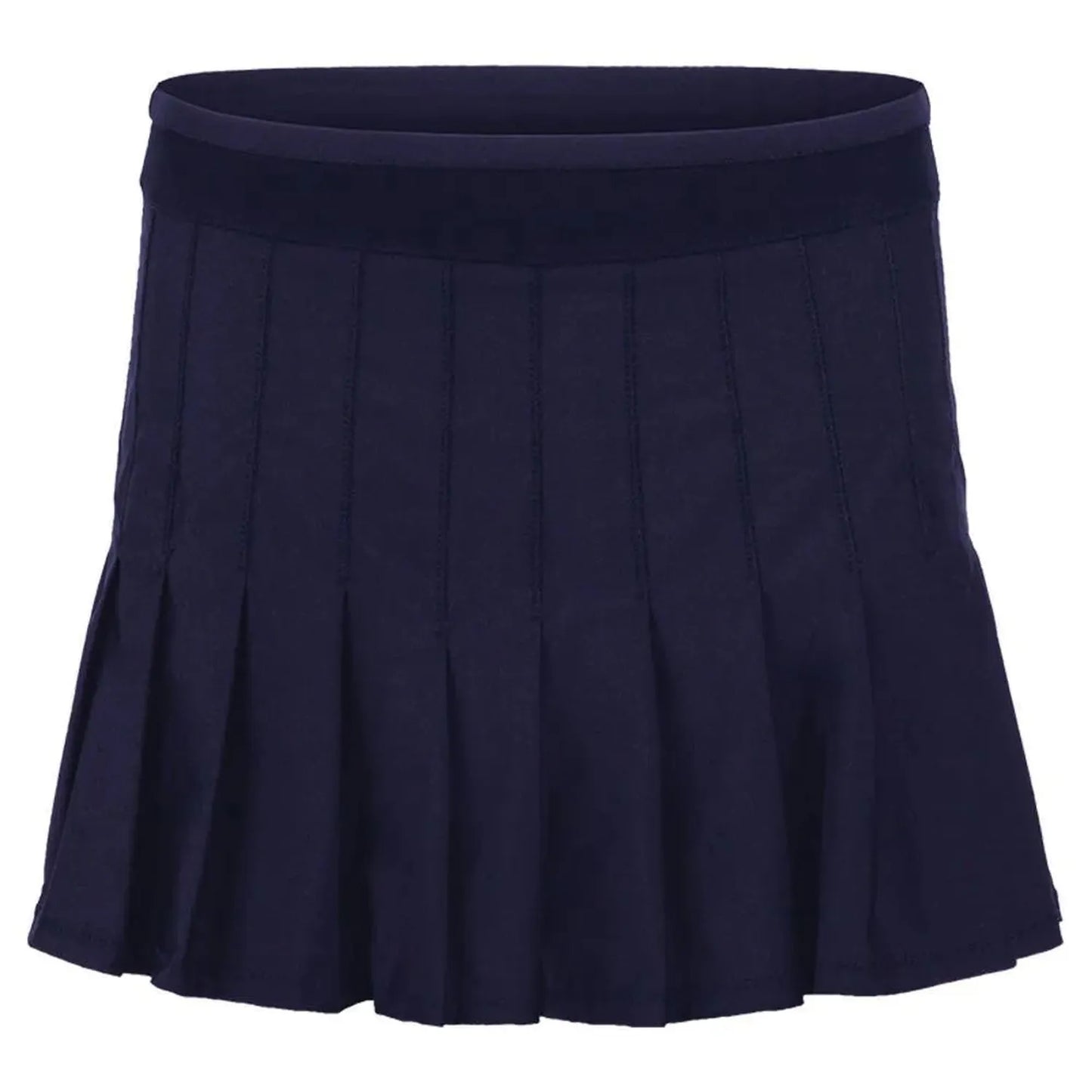 Women's Long Retro Pleated Tennis Skort-Apparel-Lucky In Love-93195-401_MIDNIGHT-L_7d3ebf86-8902-4b9a-bc68-e620adea472e-Tennis Express