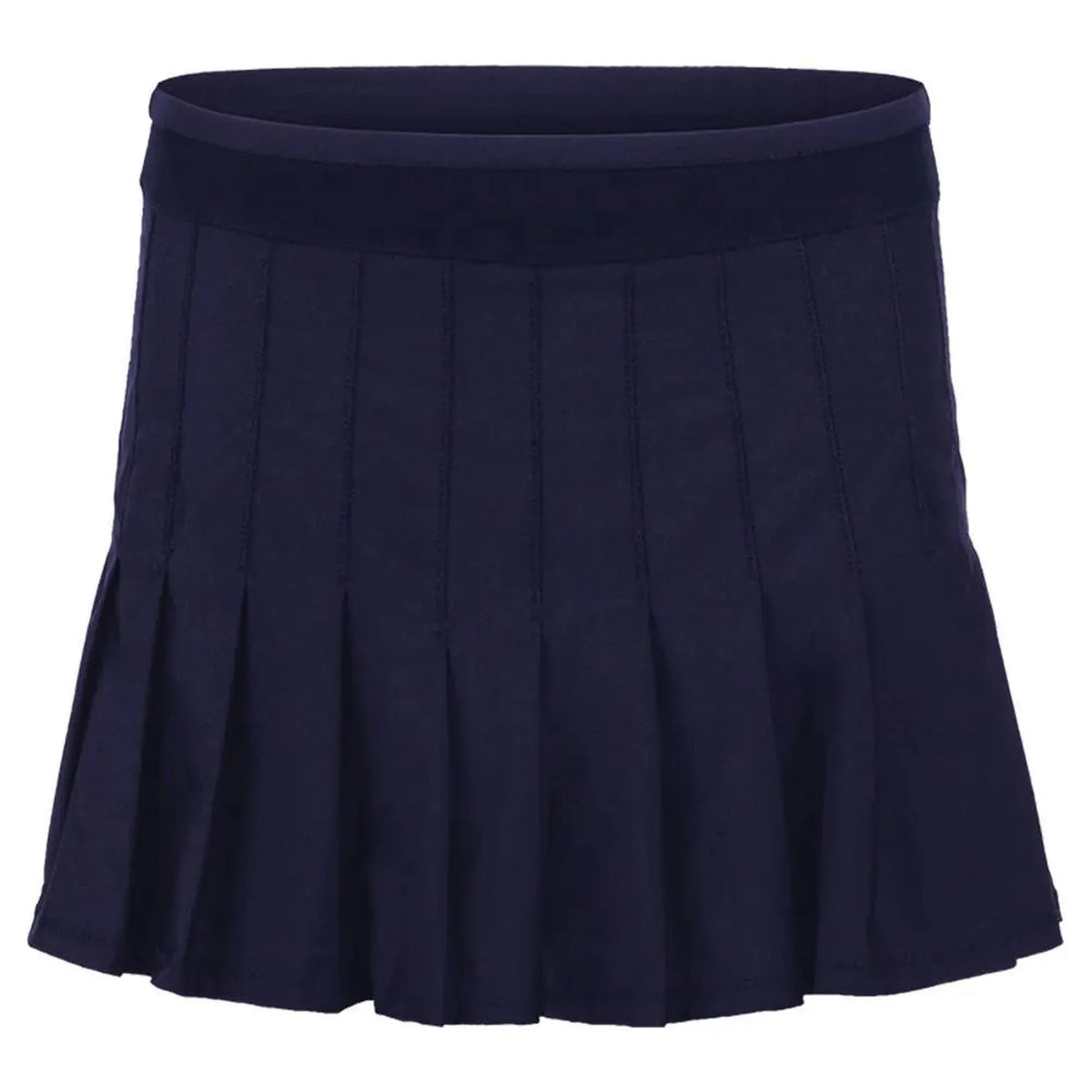 Women's Long Retro Pleated Tennis Skort-Apparel-Lucky In Love-93195-401_MIDNIGHT-L_7d3ebf86-8902-4b9a-bc68-e620adea472e-Tennis Express