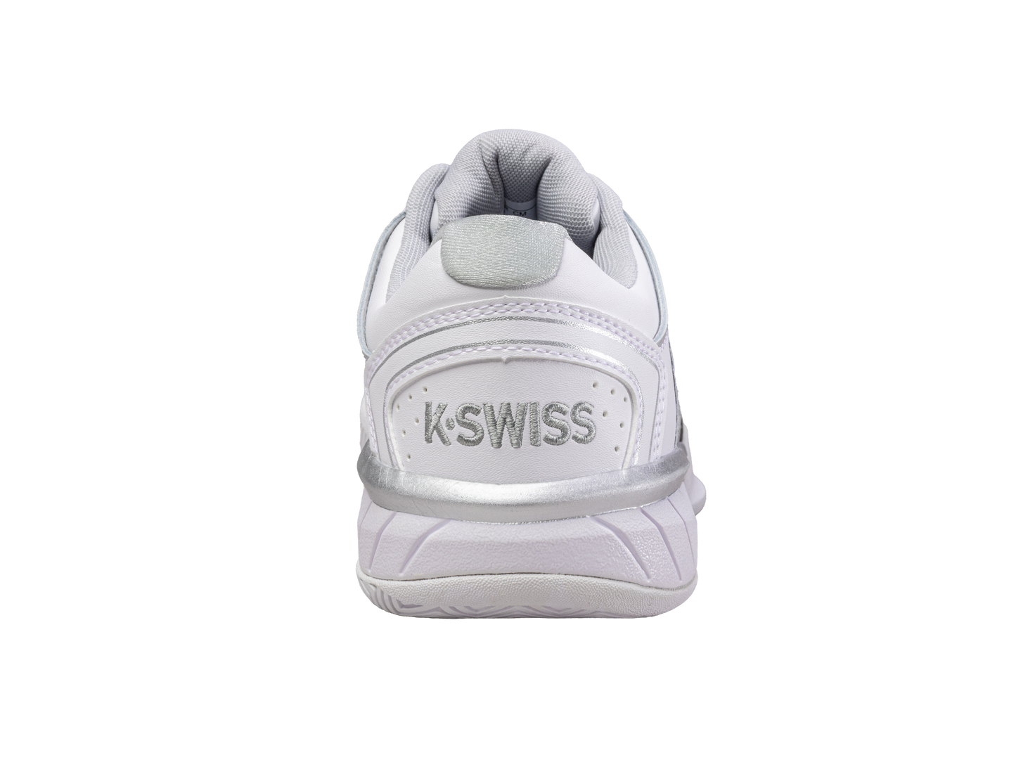 K-Swiss Women's Shoes Womens Hypercourt Express Leather | White/Silver/Glacier Gray