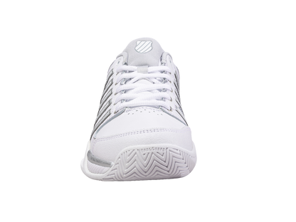 K-Swiss Women's Shoes Womens Hypercourt Express Leather | White/Silver/Glacier Gray