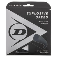 Explosive Speed Black 16G Tennis String-Strings-Dunlop-93438-DEFAULT-L-Tennis Express