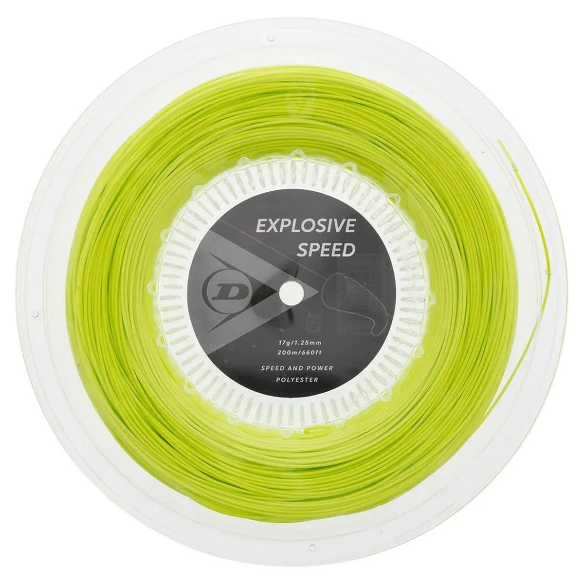 Explosive Speed Yellow 17G Tennis String Reel-Strings-Dunlop-93447-DEFAULT-L-Tennis Express
