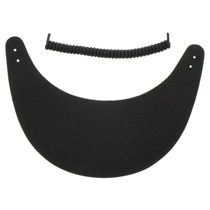 Foam Tennis Visor with Coil-Apparel-Clarke-93452-BLACK-L-Tennis Express