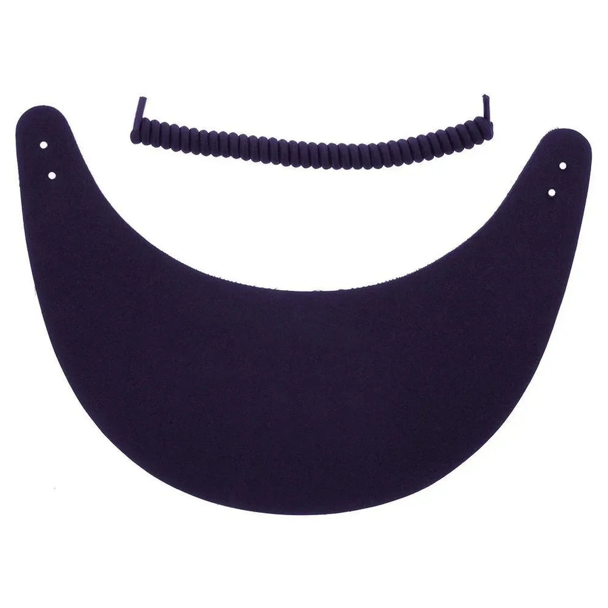 Foam Tennis Visor with Coil-Apparel-Clarke-93452-NAVY-L-Tennis Express