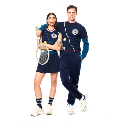 Sergio Tacchini Nota Crewneck - Maritime Blue