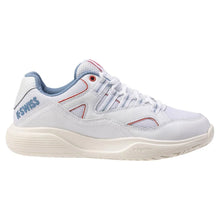 Women's Tura Team Pickleball Shoes White and Faded Denim