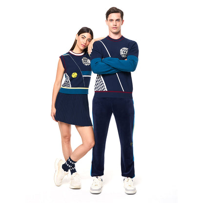 Sergio Tacchini Nota Crewneck - Maritime Blue