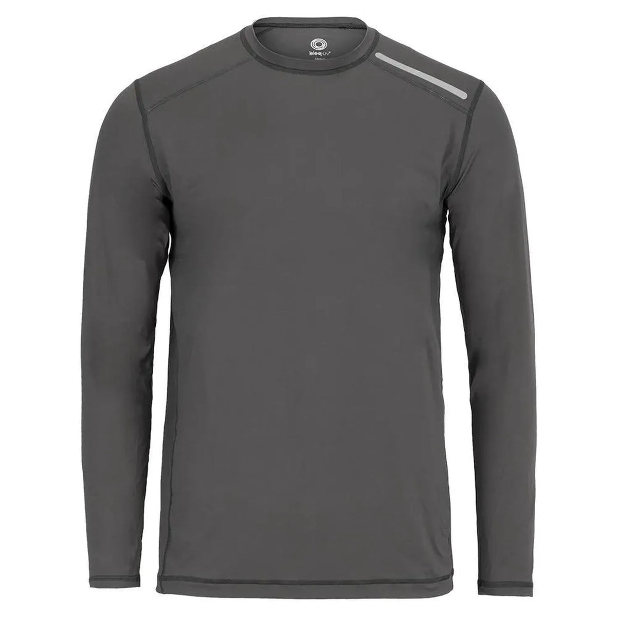 Men's Jet Tee Long Sleeve Tennis Top-Apparel-BloqUV-94322-SMOKE-L_25db954e-440e-4d35-8688-c323e8babc34-Tennis Express