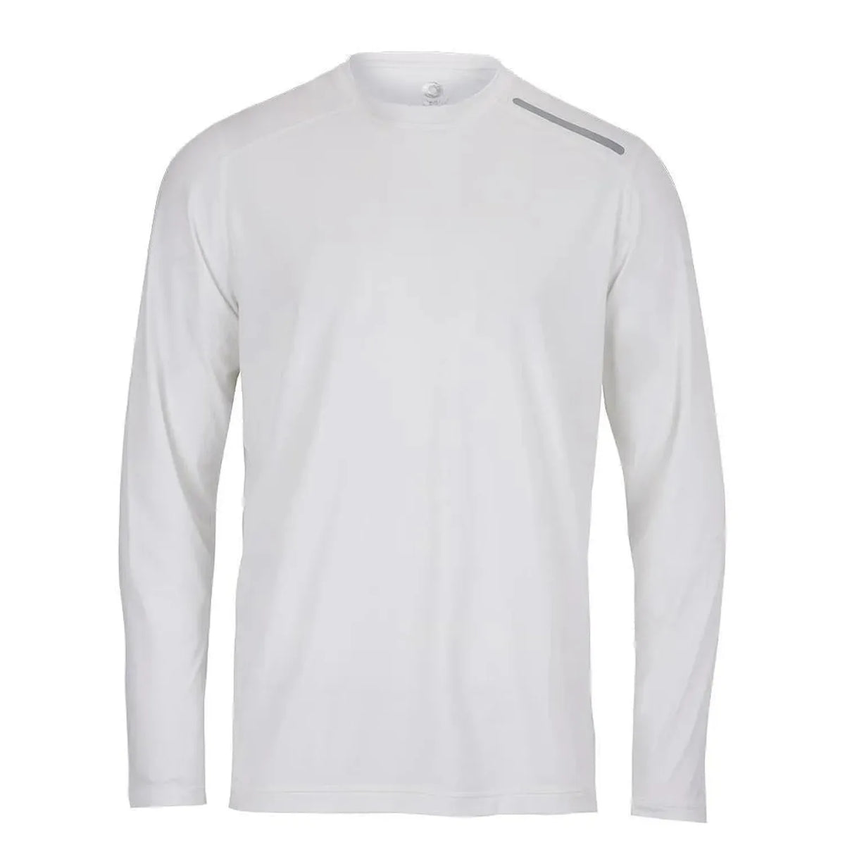 Men's Jet Tee Long Sleeve Tennis Top-Apparel-BloqUV-94322-WHITE-L-Tennis Express