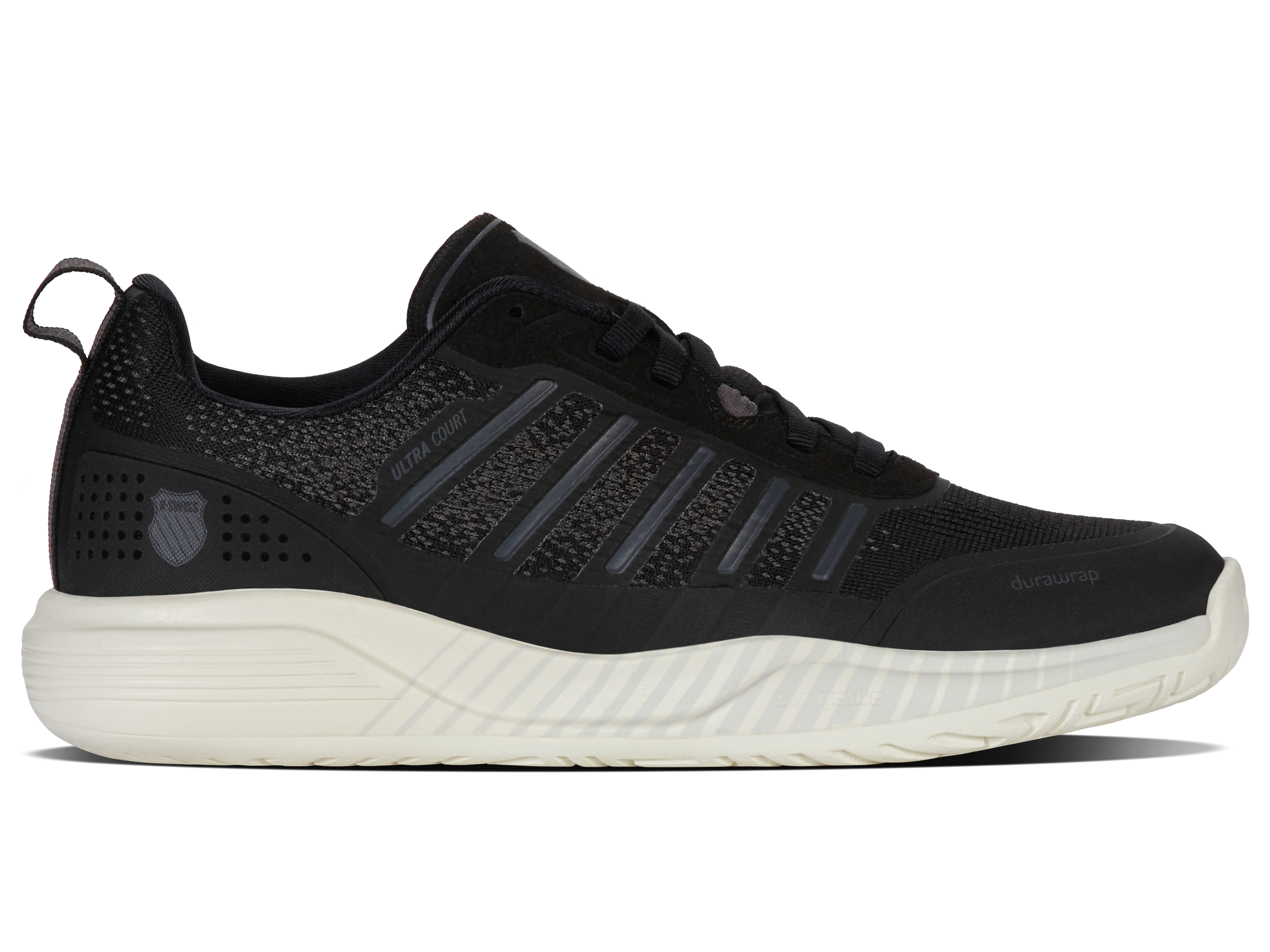K-Swiss Women's Shoes Ultra Court | Black/Snow White/Asphalt