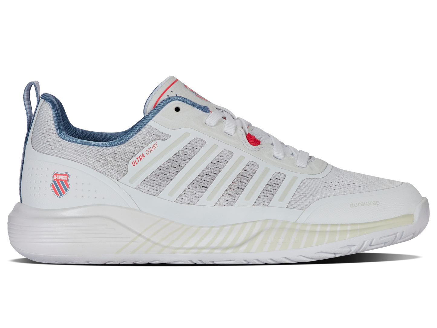 K-Swiss Women's Shoes Ultra Court | White/Faded Denim/Dubarry