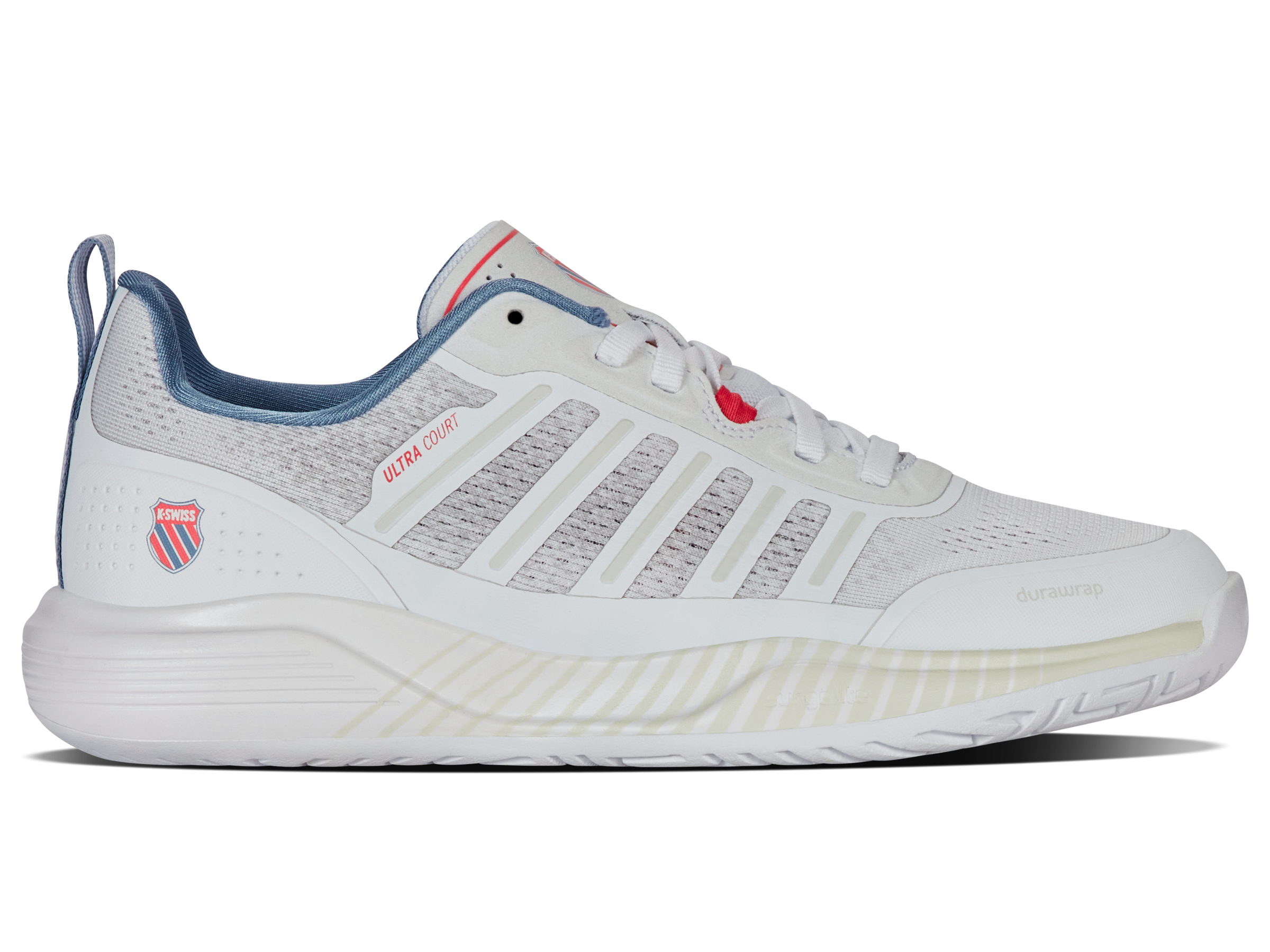 K-Swiss Women's Shoes Ultra Court | White/Faded Denim/Dubarry