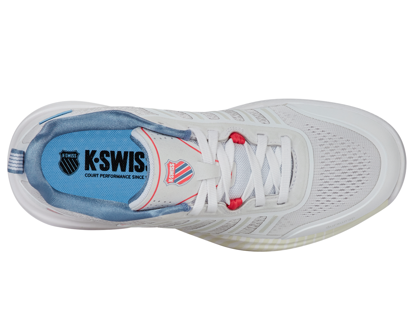 K-Swiss Women's Shoes Ultra Court | White/Faded Denim/Dubarry