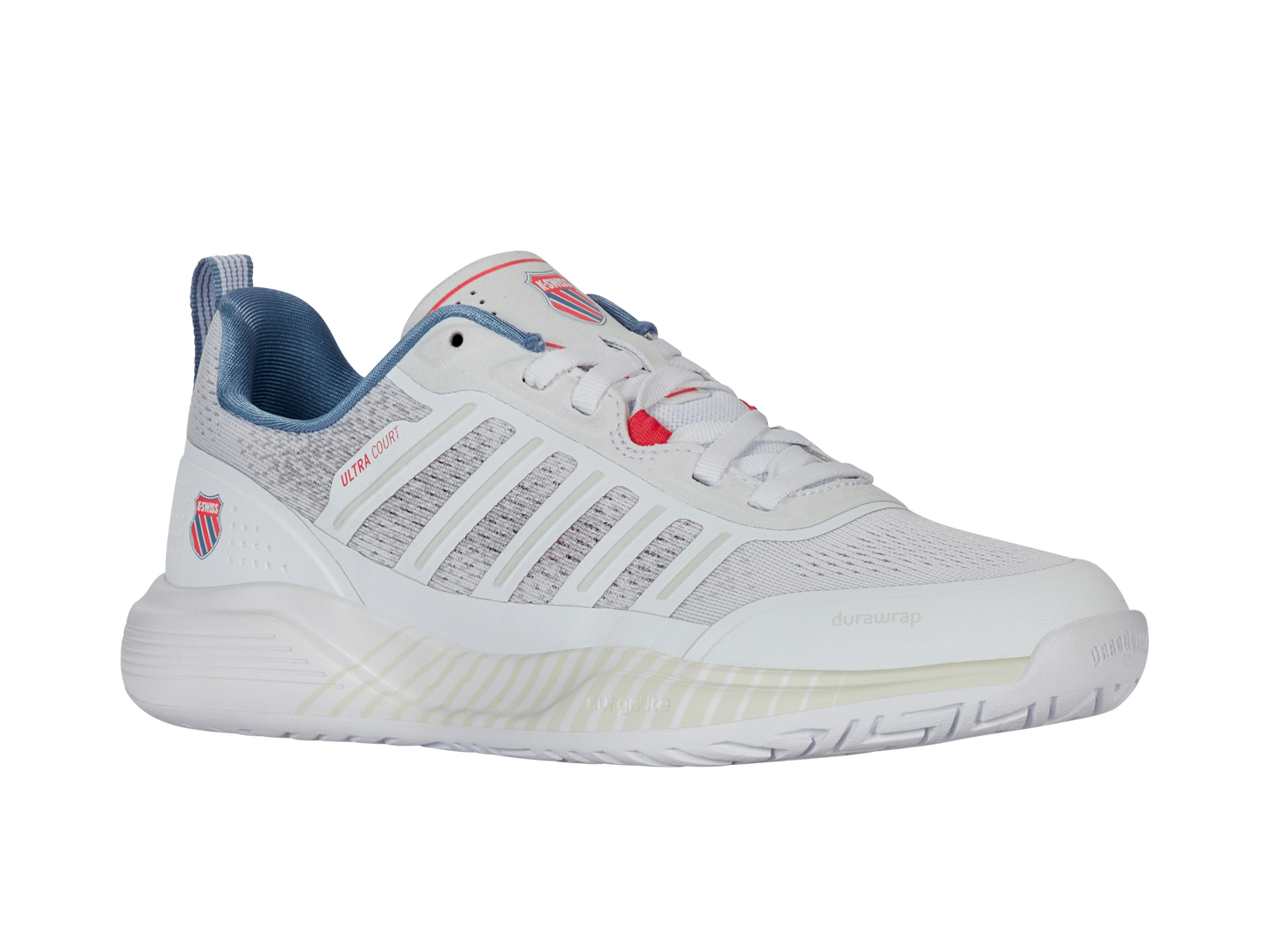 K-Swiss Women's Shoes Ultra Court | White/Faded Denim/Dubarry