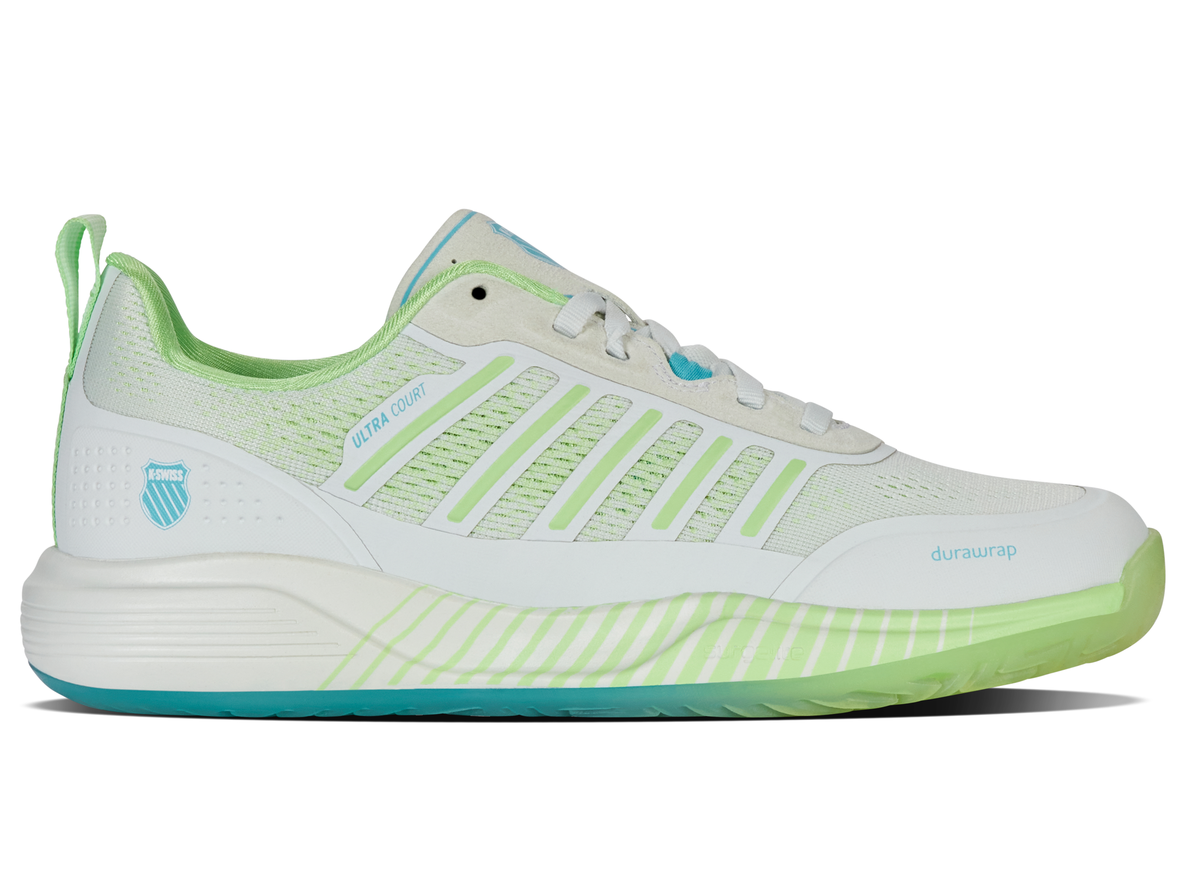 K-Swiss Women's Shoes Ultra Court | Bit Of Blue/Paradise Green/Capri
