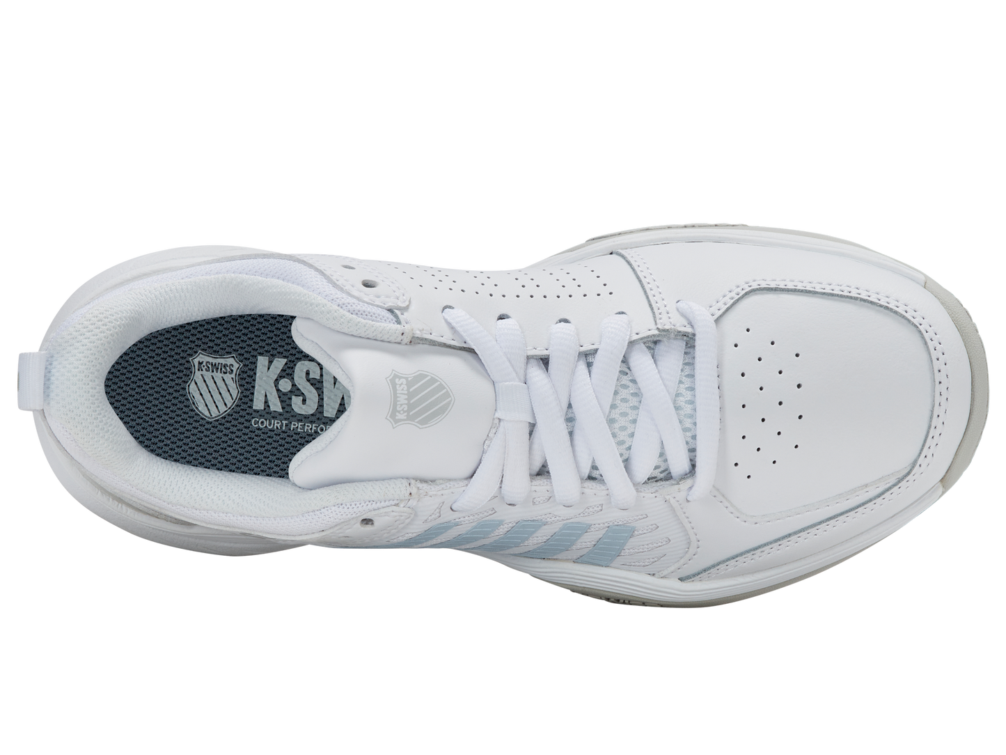 K-Swiss Women's Shoes Court Express 2 | White/Ballad Blue/Dawn Blue