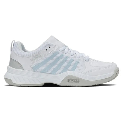 Women's Court Express 2 Tennis Shoes White and Ballad Blue