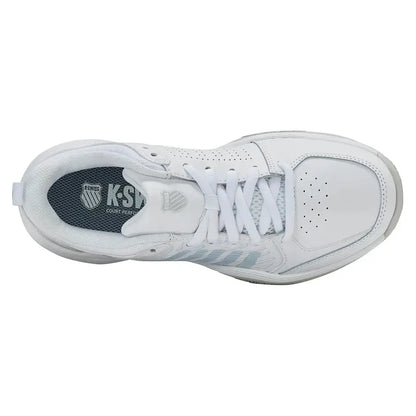 Women's Court Express 2 Tennis Shoes White and Ballad Blue