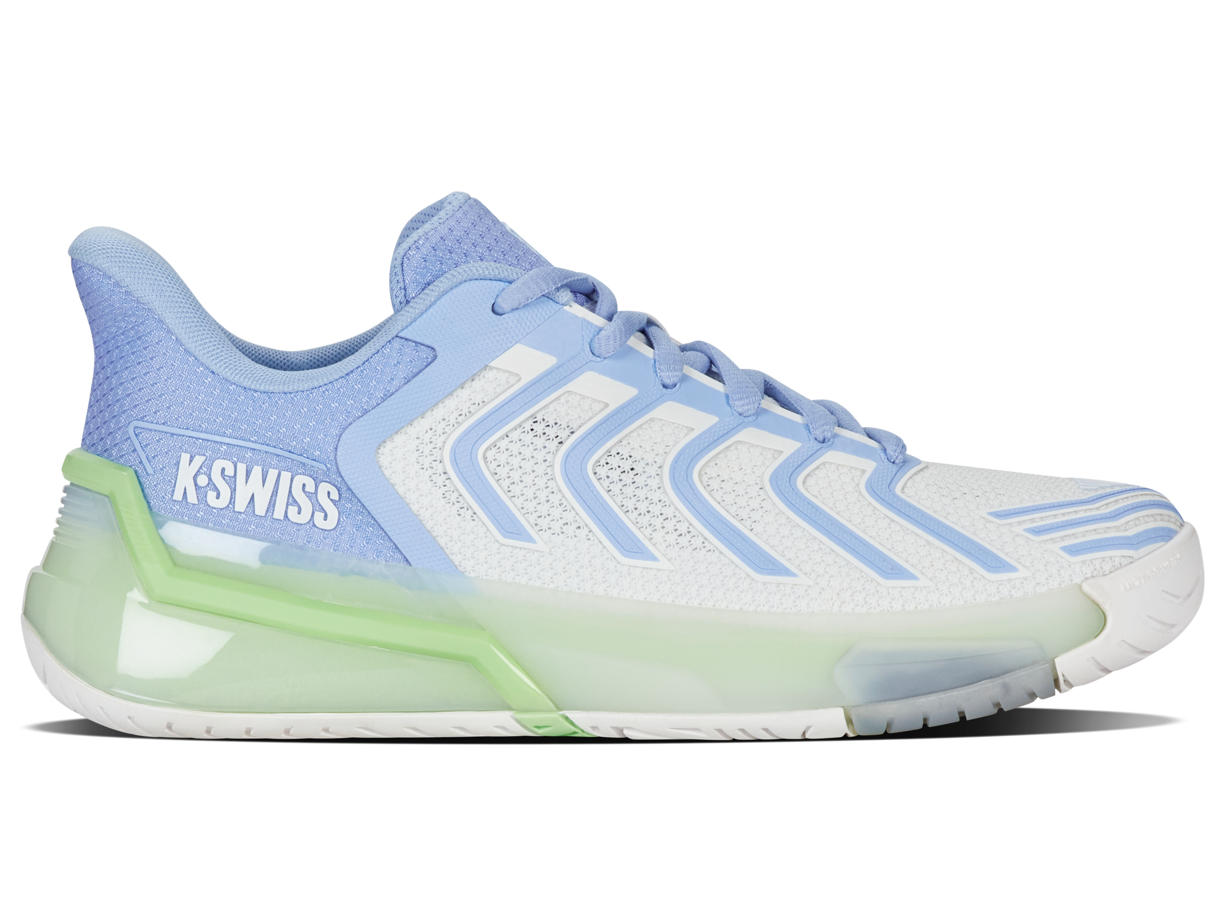 K-Swiss Women's Shoes Ultrashot 4 | Lucent White/Dutch Canal/Paradise Green