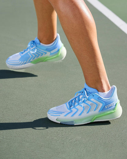 K-Swiss Women's Shoes Ultrashot 4 | Lucent White/Dutch Canal/Paradise Green