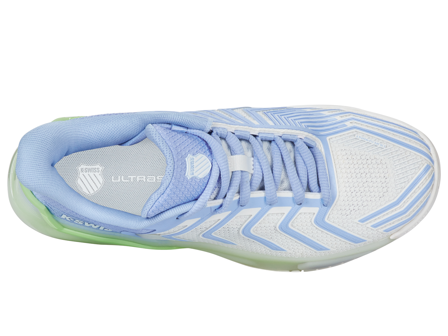 K-Swiss Women's Shoes Ultrashot 4 | Lucent White/Dutch Canal/Paradise Green