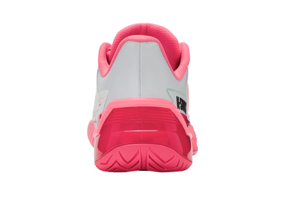 K-Swiss Women's Shoes Ultrashot 4 | White/Neon Pastel Pink/Hot Neon Pink