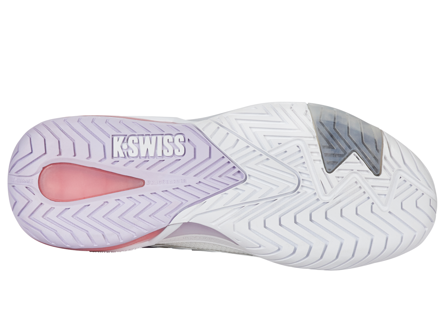 K-Swiss Women's Shoes Ultrashot 4 | White/Orchid Petal/Neon Blaze