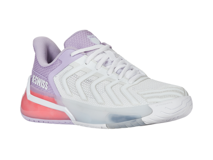 K-Swiss Women's Shoes Ultrashot 4 | White/Orchid Petal/Neon Blaze