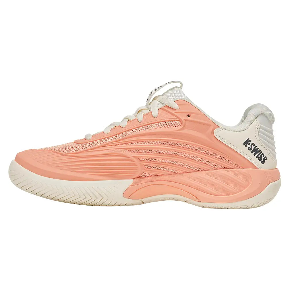 Women's Hypercourt Express 3 Tennis Shoes Egret and Peach Parfait