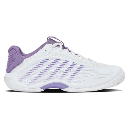 Women's Hypercourt Express 3 Tennis Shoes White and Purple Haze