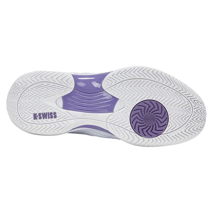 Women's Hypercourt Express 3 Tennis Shoes White and Purple Haze