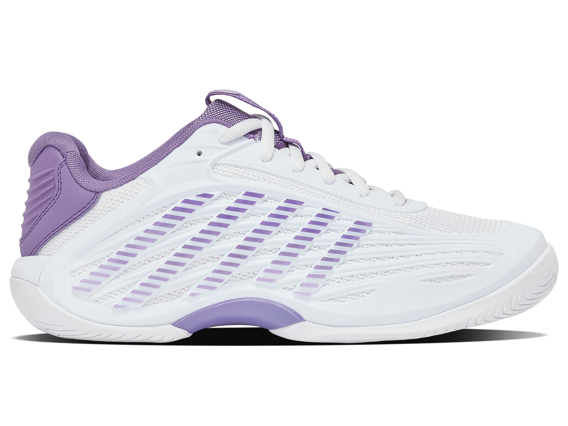K-Swiss Women's Shoes Hypercourt Express 3 | White/Purple Haze/Lunar Rock