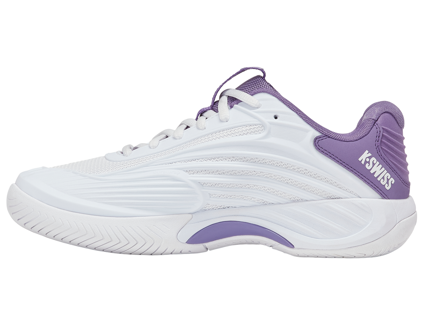 K-Swiss Women's Shoes Hypercourt Express 3 | White/Purple Haze/Lunar Rock