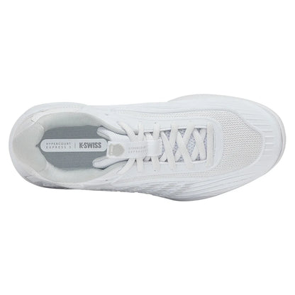 Women's Hypercourt Express 3 Tennis Shoes White and Dawn Blue