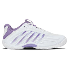 Women's Hypercourt Express 3 Clay Tennis Shoes White and Purple Haze