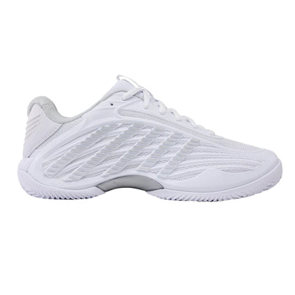 Women's Hypercourt Express 3 Clay Tennis Shoes White and Dawn Blue