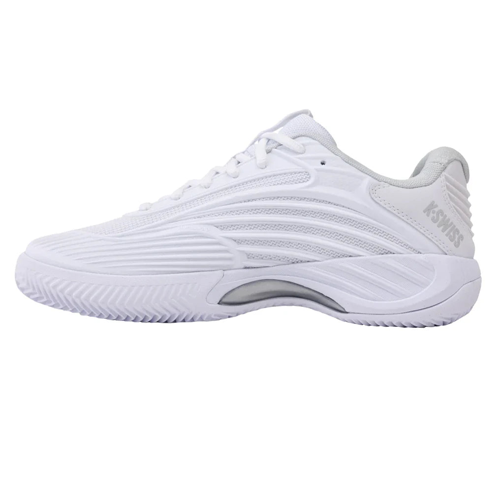 Women's Hypercourt Express 3 Clay Tennis Shoes White and Dawn Blue
