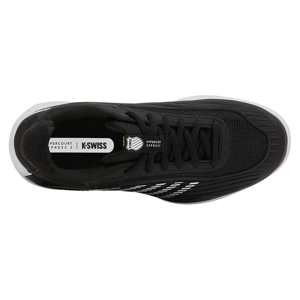 Women's Hypercourt Express 3 D Width Tennis Shoes Black and White