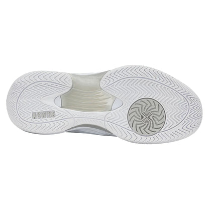 Women's Hypercourt Express 3 D Width Tennis Shoes White and Dawn Blue
