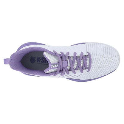 Women's Ultrashot Light Tennis Shoes White and Purple Haze