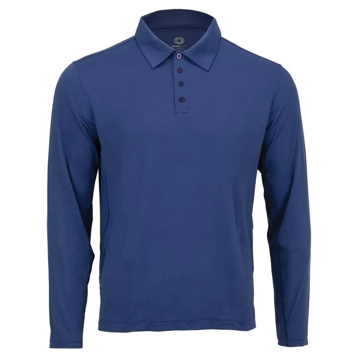 Men's Long Sleeve Tennis Polo-Apparel-BloqUV-94943-NAVY-L_0bea9adb-63cc-4f76-8330-c37ec98d550e-Tennis Express
